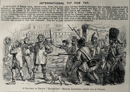 C1848 politic french english - c1848, &